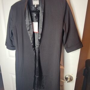 Nique Black Satin Blazer